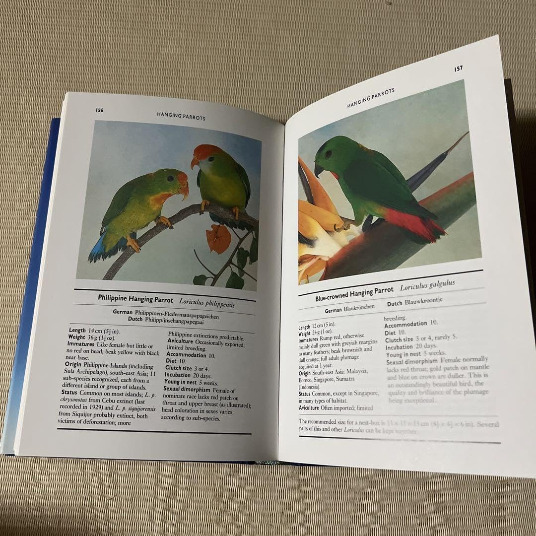 Amazon.co.jp: 鳥 図鑑 英語 PARROTS IN AVICULTURE 飼育本
